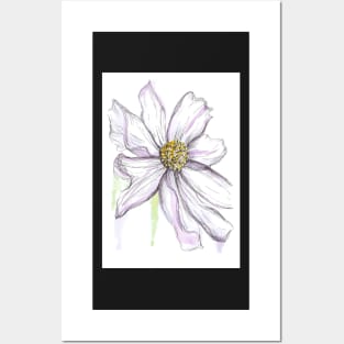 Flower Illustration Posters and Art